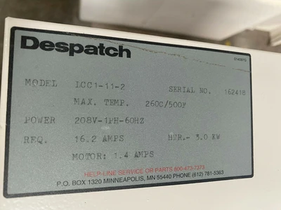 Despatch Does Not Apply Lab Furnaces & Ovens | Amiron Machinery (7)