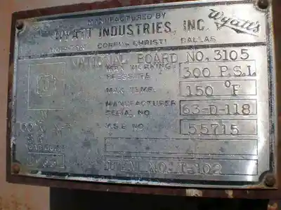 USED WYATT INDUSTRIES INC NOT APPLICABLE