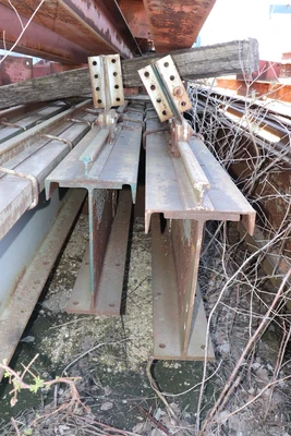 (2) 21-3/4"H & (14) 21.5'H x 12"W Top x 8.25"W Bottom I Beam