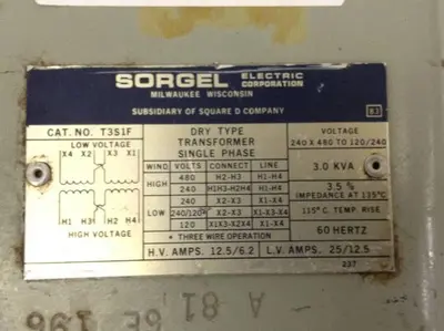 USED SQUARE D 3S1F
