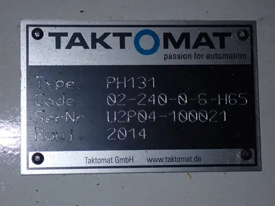 USED 2014 TAKTOMAT PH131