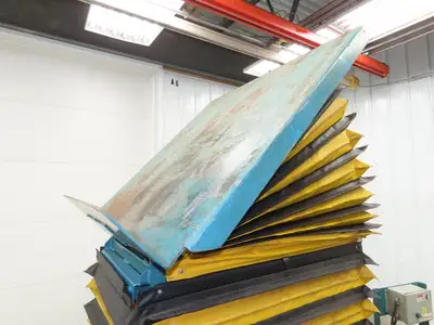 Advance Hydraulic Scissor Lift and Tilt Table 3500lb 48x48" 45° 36" Travel 120V