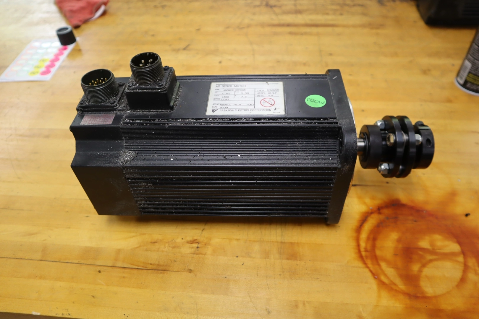 USED 1997 USED HAAS PARTS AND TOOLING HAAS SIGMA-1 09 (LONG) #93-62-0013 SERVO AXIS MOTOR