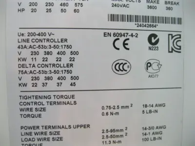 USED Allen-Bradley 150-F43NCD