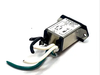 USED SCHURTER FILTERED POWER INLET 3A 250VAC PANEL MOUNT LOT OF 3