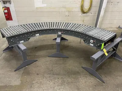 Used INTELLIGRATED 90 DEGREE CONVEYOR Roller Conveyors Wisconsin US | Packer City Sales #1301784