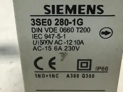 USED SIEMENS 3SE0 280-1G