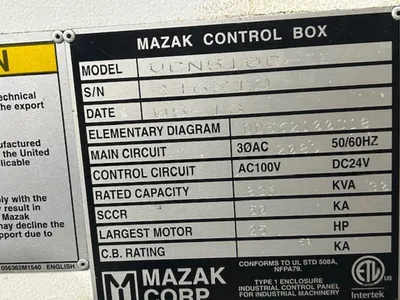 2013 MAZAK NEXUS 510C-II CNC, Machining Centers | Machinery Central (13)