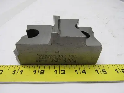 Cushman 0 05-201454 Lathe Chuck Top Jaws Pointed 4-3/8" X 2" X 1-3/4" Lot Of 3