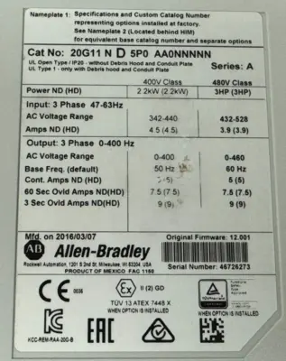 USED ALLEN-BRADLEY POWERFLEX 755