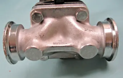 ITT Manual Stainless Sanitary Diaphragm Valve 1" Tri-Clamp G3