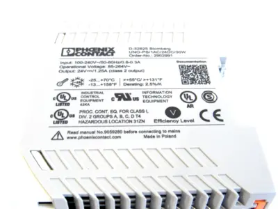 NEW PHOENIX CONTACT UNO-PS/1AC/24DC/ 30W POWER SUPPLY UNOPS1AC24DC30W