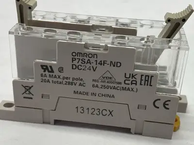 P7SA-14F-ND | Omron  Relay Socket 24VDC LOT OF 3 - Used