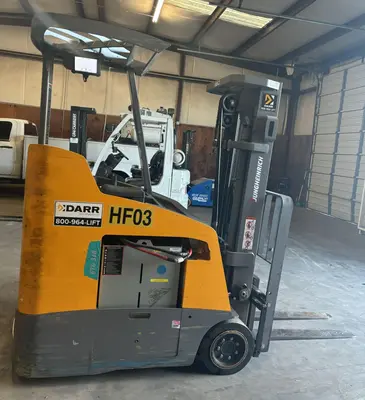 Used 2021 JUNGHEINRICH ETG318 3-Wheel Sit down Electric Counterbalance Forklifts Texas US | Forklift Exchange #1274561