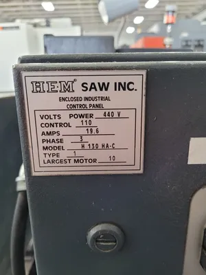 Used 2014 HEM H130HA-C Horizontal Band Saws Kentucky US | Machinery Central #1228284