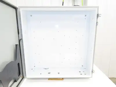Hoffman A303010LP Electrical Enclosure 36x30x8" Wall Mount NEMA 12 Backpanel