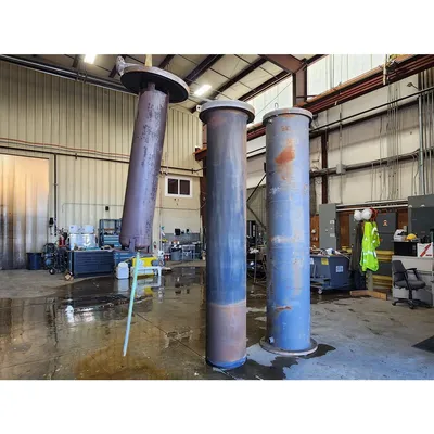 Used 24" Dia X 10'-6" Chlorine / Helium Gas Vaporizer Exchanger