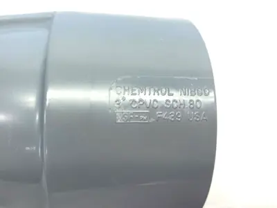 New | in-Stock NIBCO Chemtrol Corzan® CPVC 45-Degree Elbow Fitting, Socket x Socket 3" Plumbing Equipment Michigan US | Maverick Industrial Sales #1400992