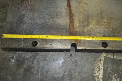 72" X 48" x 3" Bolster Plate
