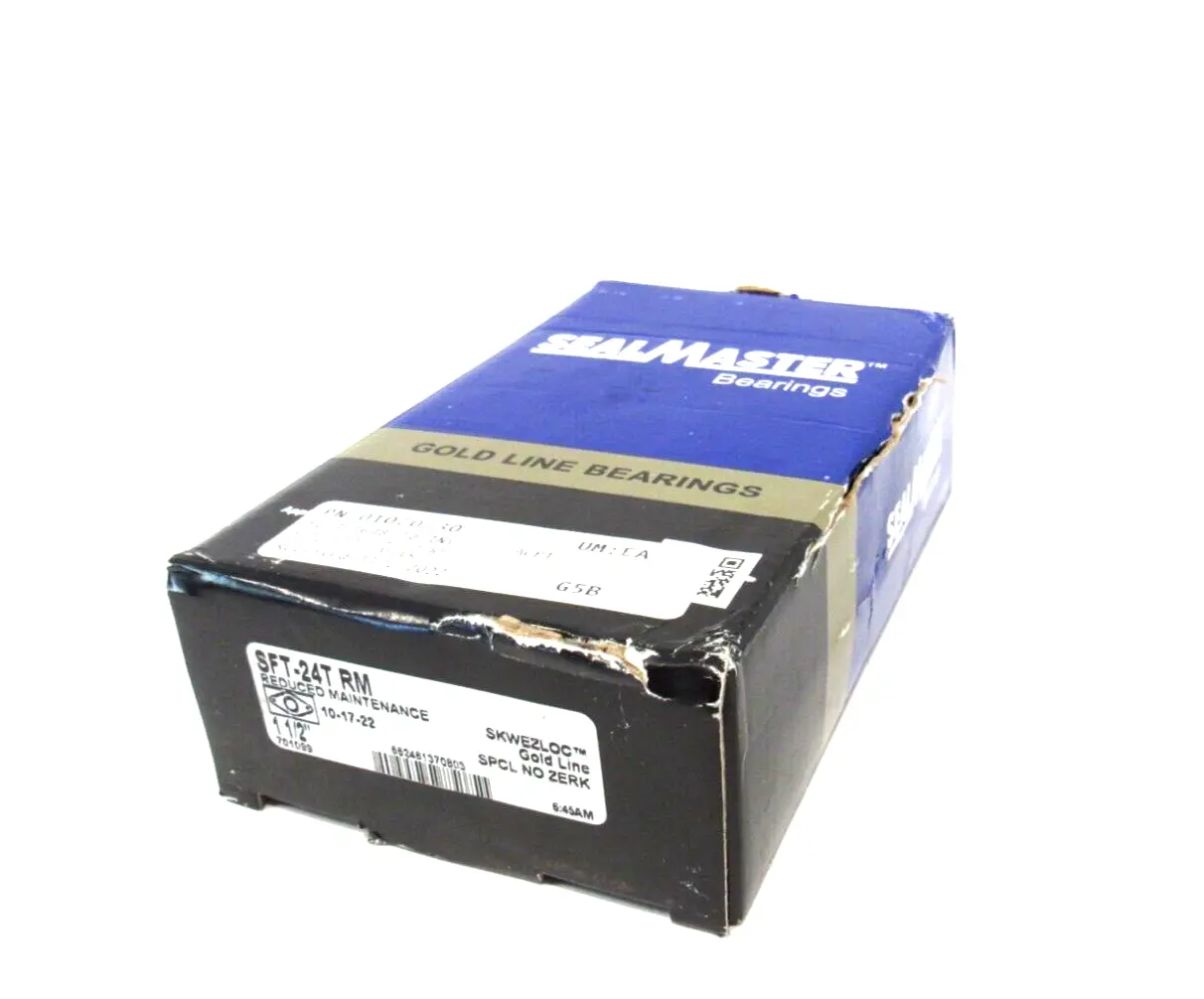 NEW SEALMASTER SFT-24T RM FLANGE BEARING SFT24TRM