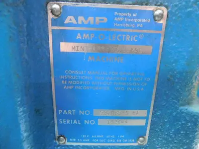Used AMP 565435-5 Wire Crimpers Texas US | Aucto #1454532