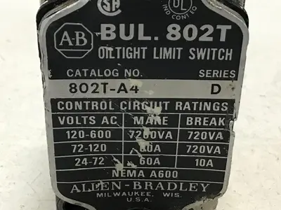 USED ALLEN BRADLEY 802T-A4 SER D