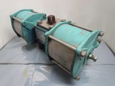 Keystone Controls Morin Pneumatic Hydraulic Rotary Valve Actuator 120 PSI