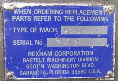 Used BARTELT IM7-16 Horizontal Form Fill Seal Illinois US | Aaron Equipment #1300269