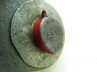 Asco 80836H 120V AC Brass Solenoid Valve Normally Closed 1/4" Pipe Size