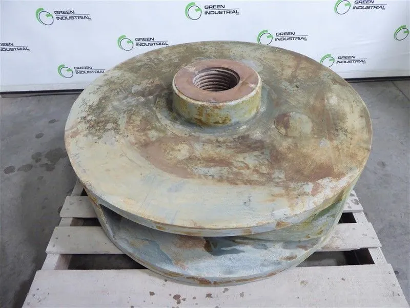GIW Industries 38" High Chrome Cast Iron 4 Vane Impeller Surplus