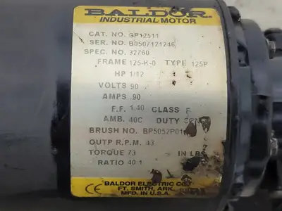 USED BALDOR GP12511