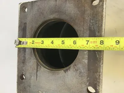 USED METAL FABRICATOR HOPPER