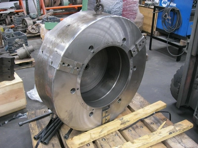 Rohm 35” hydraulic 3 jaw chuck