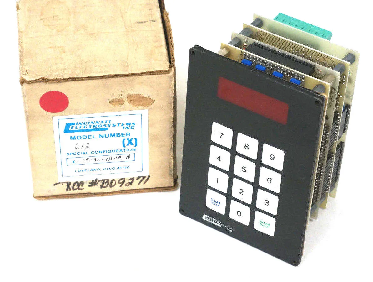 CINCINNATI ELECTROSYSTEMS 612-15-50-1A-1B-N DISPLAY MODULE 61215501A1BN