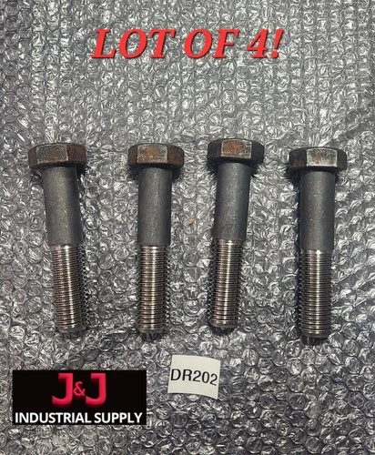 🆕️ *LOT OF 4* Hex Head Bolt 7/8"-9TPI X 4-1/4 ⚡️🇺🇸 SHIP