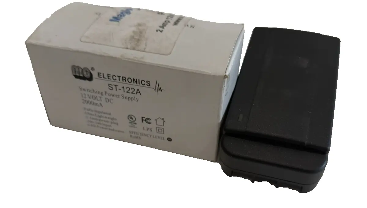 NEW MG ELECTRONICS ST-122A SWITCHING POWER SUPPLY 12V ST122A