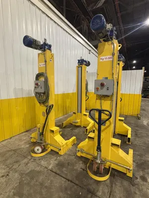 80,000 LBS WHITING MODEL #SCM-100F.4 PORTABLE RAIL ROAD LIFT JACKS, 2015: STOCK #23685