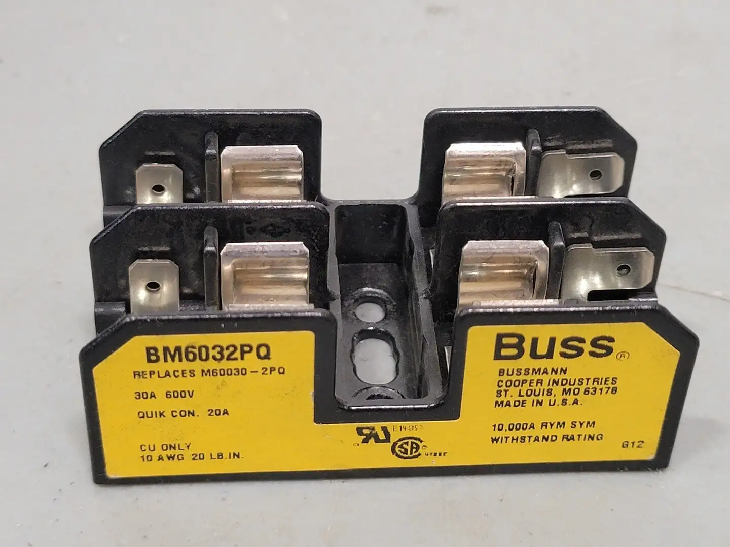 New | in-Stock BUSSMANN BM6032PQ Misc Electrical & Power Parts British Columbia CA | Lenmark #249961
