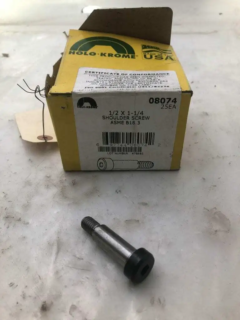 Holo-Krome 08074 1/2″ X 1-1/4″ Steel Socket Shoulder Screw -NIB of 25
