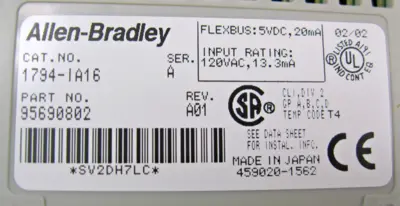 USED Allen-Bradley 1794-IA16