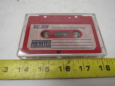 Memtec DC30F Cassette Tapes For Tape Drive Lot of 10
