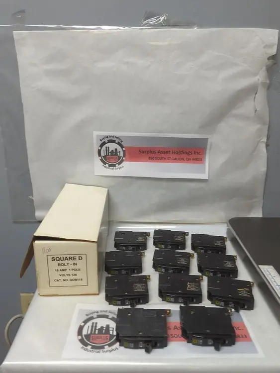 Used SQUARE D QOB115 Switchgears Ohio US | Surplus Asset Holdings #1185432