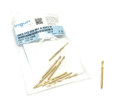 GKS-112-1208, GKS-112 306 200 A 5002 M | Ingun GKS-112 306 200 A 5002 M Spring-Loaded Test Probe GKS-112-1208 LOT OF 8 - New