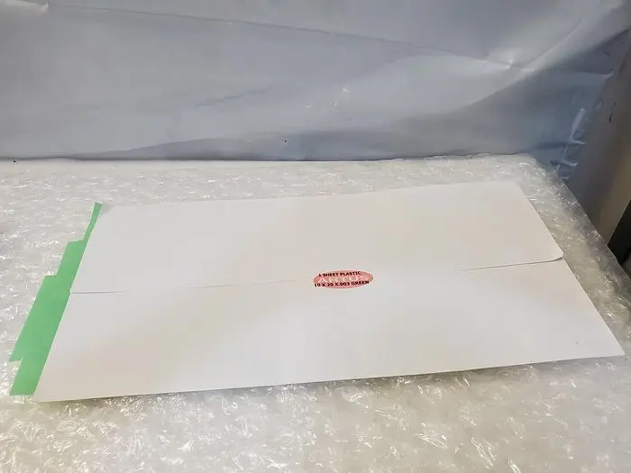ARTUS PLASTIC SHEET GREEN 10X20X.003