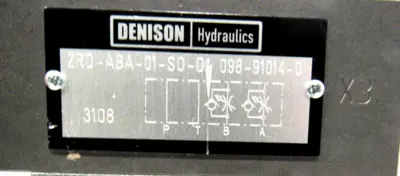 NEW DENISON ZRD-ABA-01-S0-D1-098-91014-0 HYDRAULIC VALVE ZRDABA01S0D1098910140