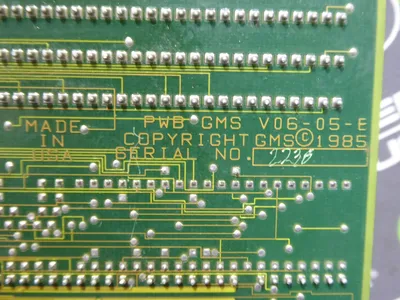 General Micro Systems Inc. GMSV06-01 VME Module V06-05-E Used