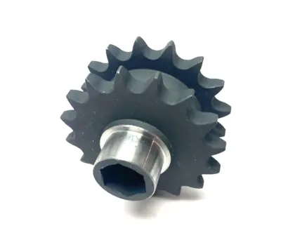 USED BOSCH REXROTH DRIVE SPROCKET WHEEL GEAR Z=16 D69 R 1/2"X5/16"