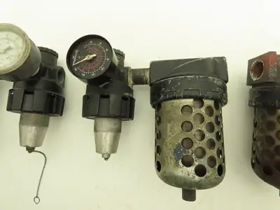 Master Pneumatic Norgren R24-400-RGLA FD100 Regulator Filter Assembly Lot of 3