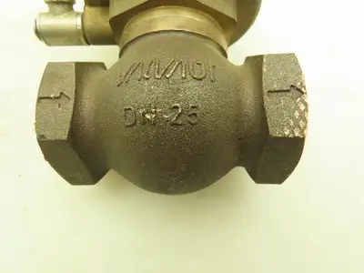 Valvaut Effepi Z200306E Pneumatic Air Controlled Globe Valve 1" NPT DE Bronze