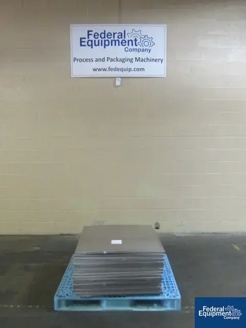 Used Unknown 17 Stainless Steel Perforated Trays. Drying Oven Ohio US | Federal Equipment Company #126045